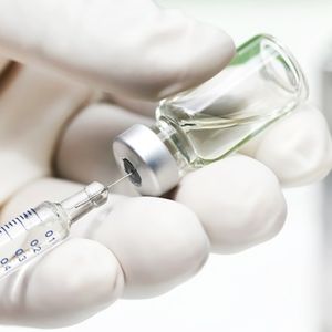 Syringe with vial