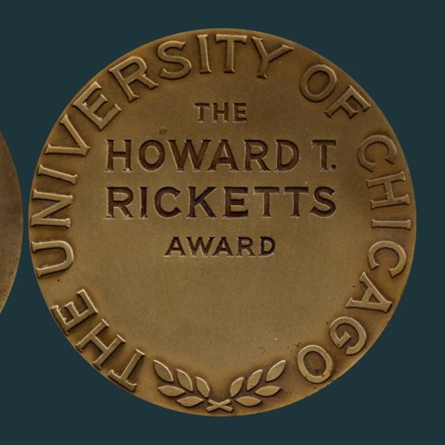 Howard Taylor Ricketts Prize and Lecture, Biological Sciences Division