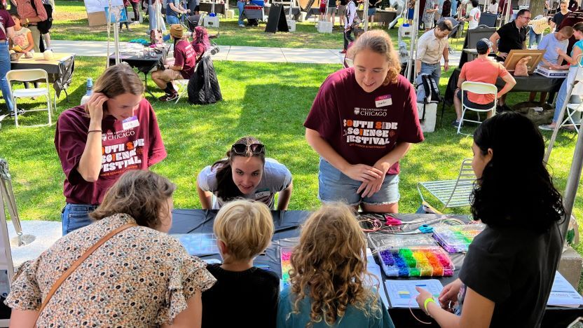 UC COMBO team at South Side Science Festival