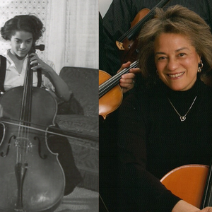 Anne Taylor playing the cello