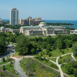 Chicago lakefront and Museum of Science and Industry